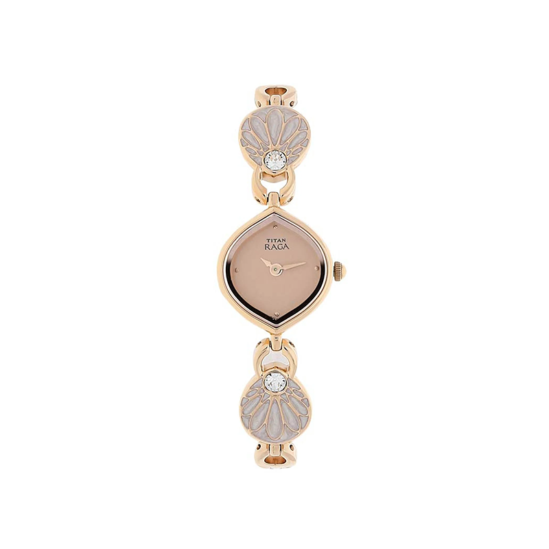 Titan 2497WM01 Raga Analog Stainless Steel Strap Women's Watch