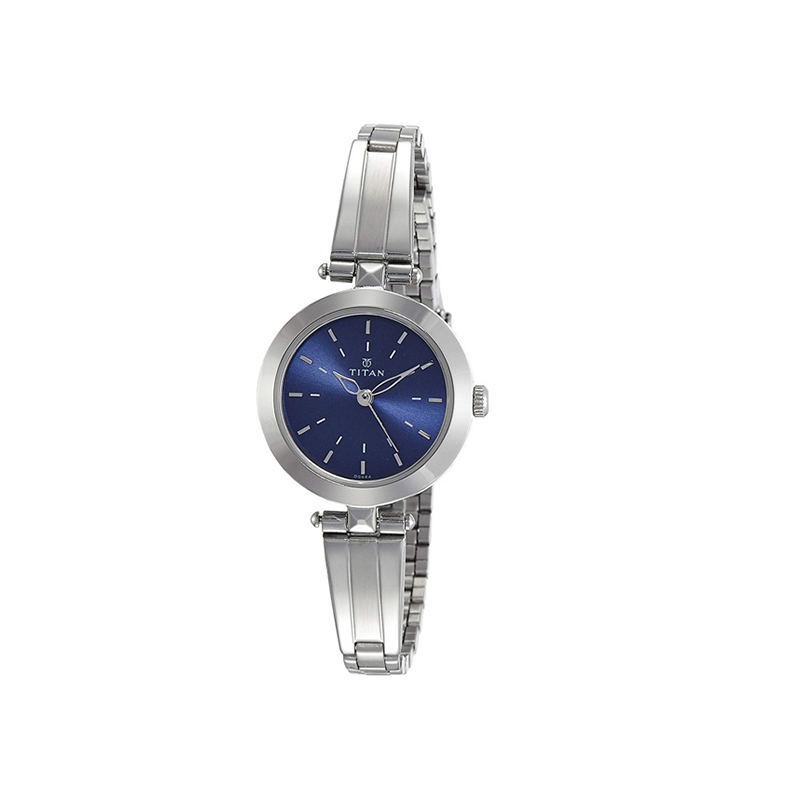 Titan 2574SM01 Analog Stainless Steel Women's Watch