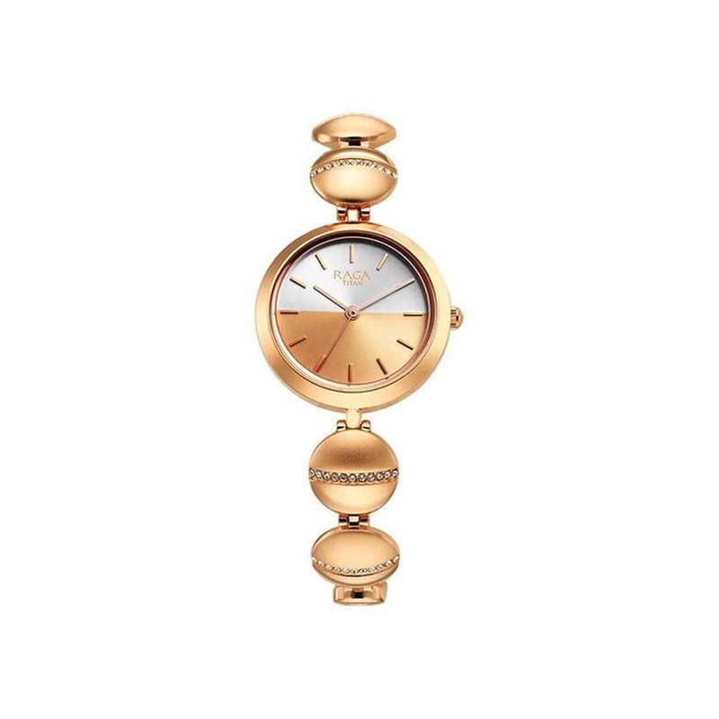 Titan 2606WM11 Raga Delight Quartz Analog Metal Strap Women’s Watch