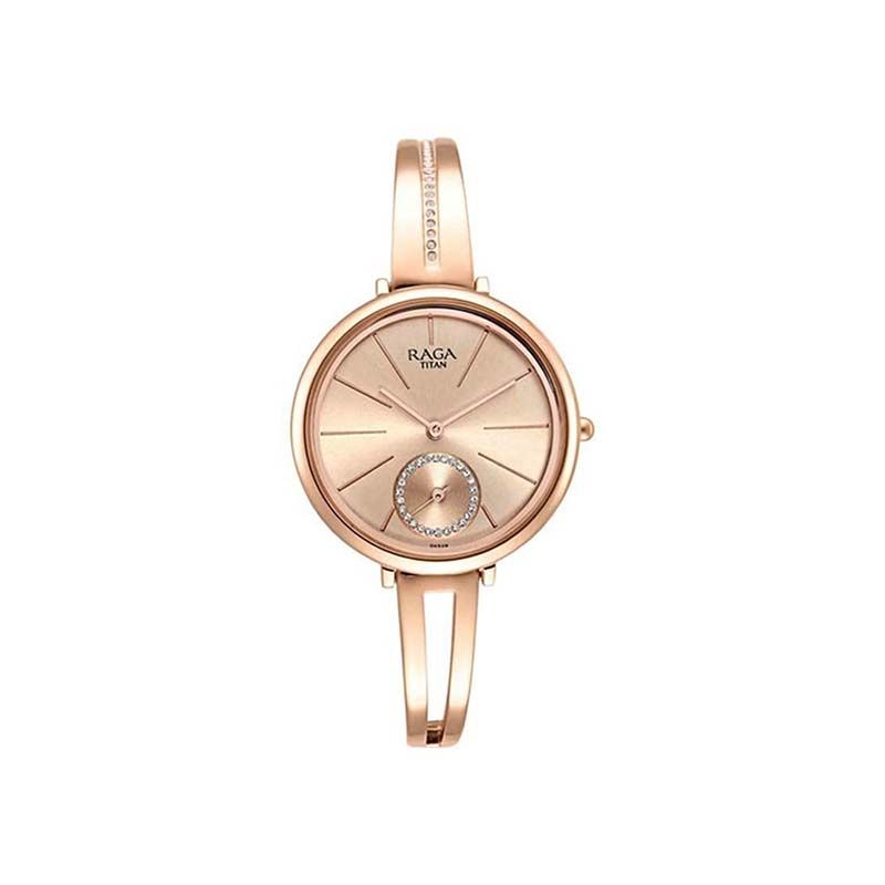 Titan 2647WM01 Raga Viva Quartz Analog Metal Strap Women’s Watch