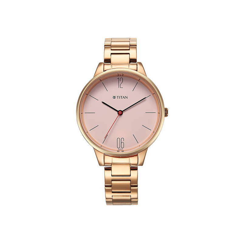 Titan 2648WM04 Quartz Stainless Steel Strap Women's Watch