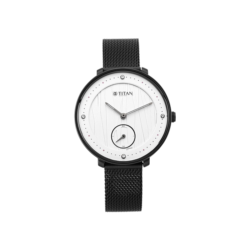 Titan 2651NM01 Workwear Analog Stainless Steel Strap Women’s Watch