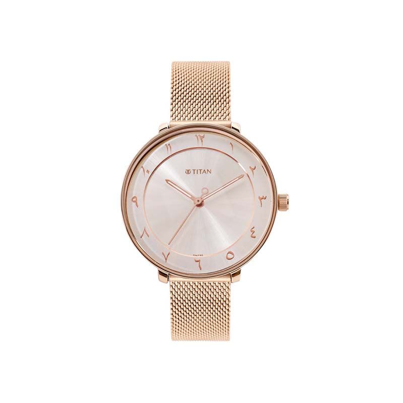 Titan 2651WM09 Marhaba Quartz Analog Stainless Steel Strap Women's Watch