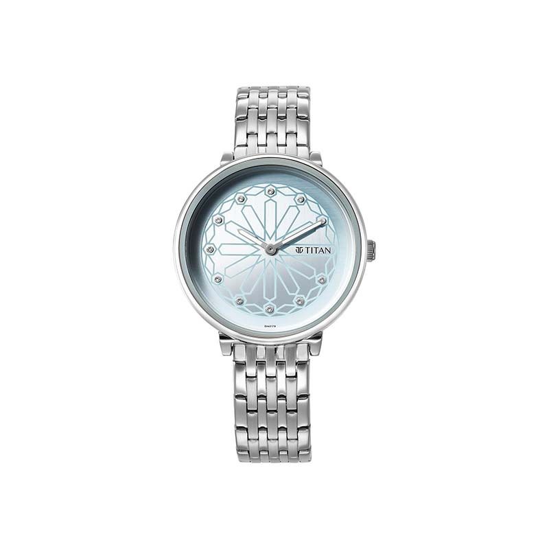 Titan 2673SM03 Workwear Quartz Analog Stainless Steel Strap Women's Watch