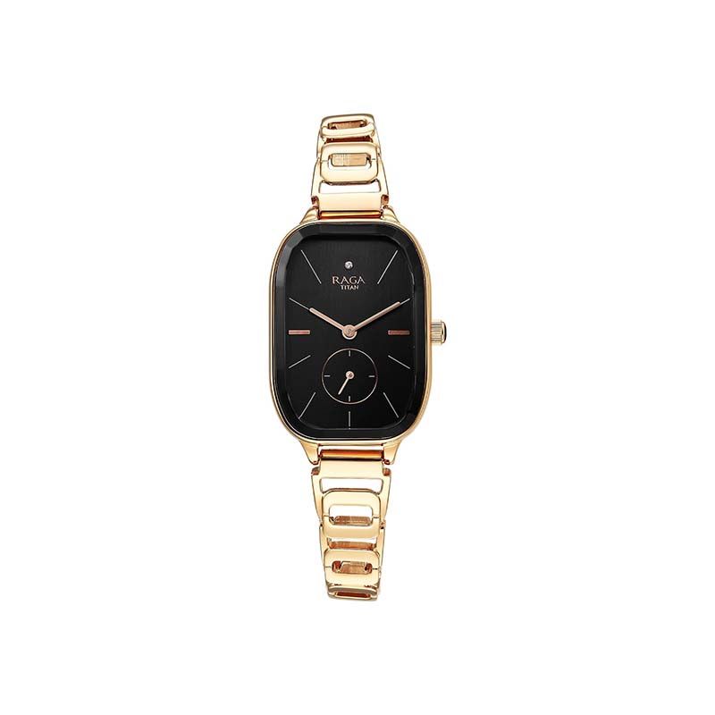 Titan 2687WM01 Raga Chic Quartz Analog Metal Strap Women’s Watch