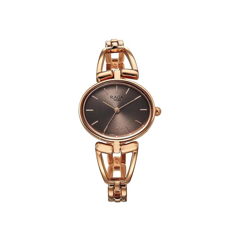 Titan 2748WM01 Raga Ascend Quartz Analog Metal Strap Women’s Watch
