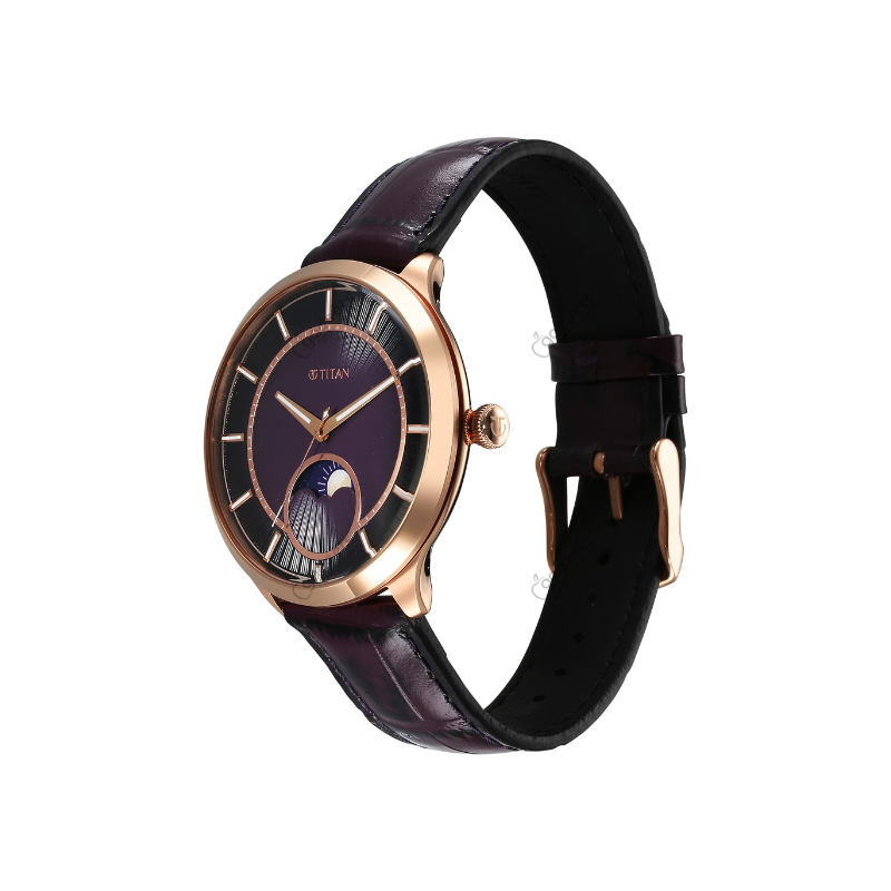 Titan Caelum Sun Moon 10028WL01 Stellar Edition Men’s Watch