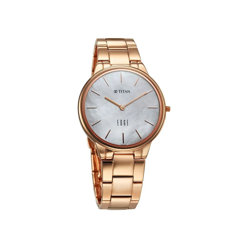 Titan Edge Allure 2734WM01 Quartz Analog Stainless Steel Strap Women's Watch