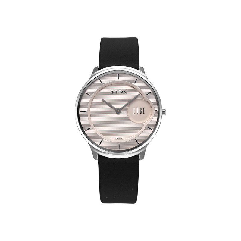 Titan Edge Murals 1843SL02 Quartz Analog Leather Strap Men’s Watch