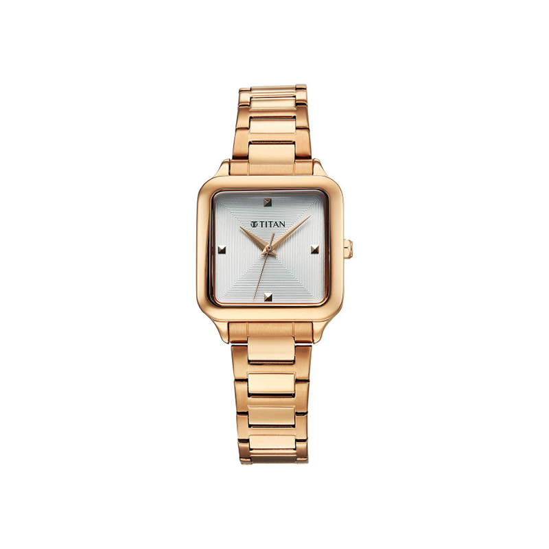 Titan Horizon 95297WM01 Quartz Analog Stainless Steel Strap Women’s Watch
