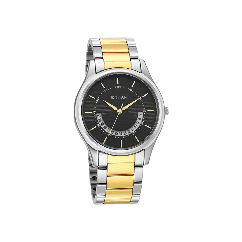 Titan Karishma 1713BM02  Date Stainless Steel Men's Watch