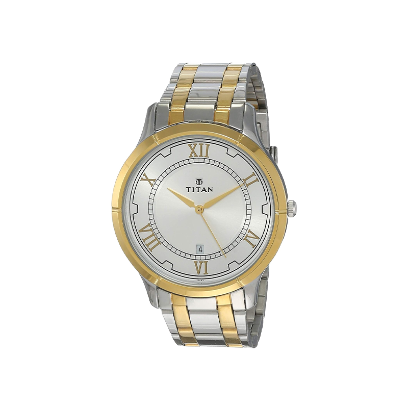 Titan Karishma 1775BM01 Analog Stainless Steel Strap Men's Watch