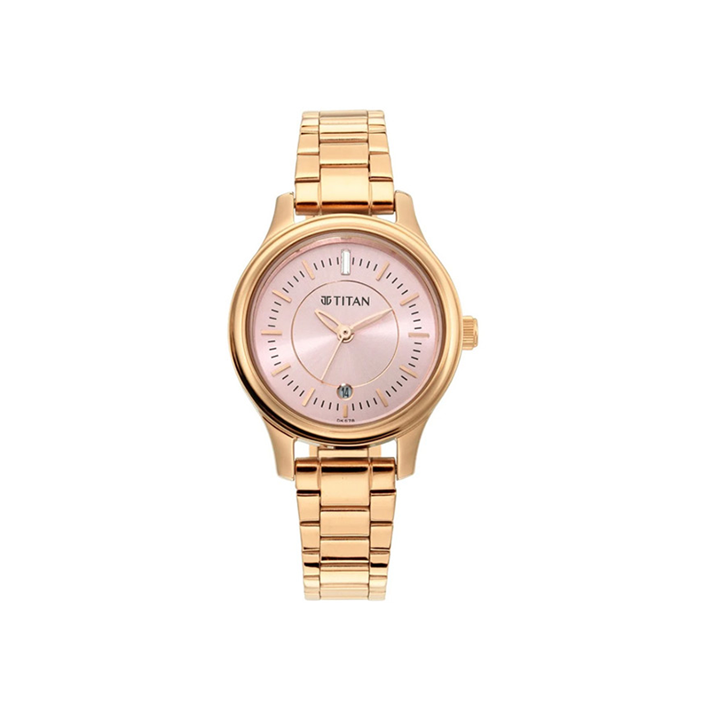 Titan Karishma 2638WM01 Quartz Analog Stainless Steel Strap Women's Watch