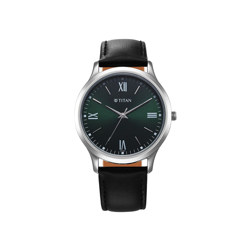 Titan Karishma Quartz 1825SL16 Analog Leather Strap Men's Watch