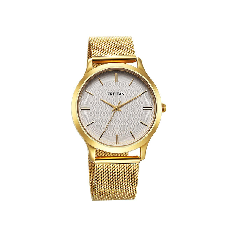 Titan Karishma Quartz 1825YM11 Analog Stainless Steel Men's Watch