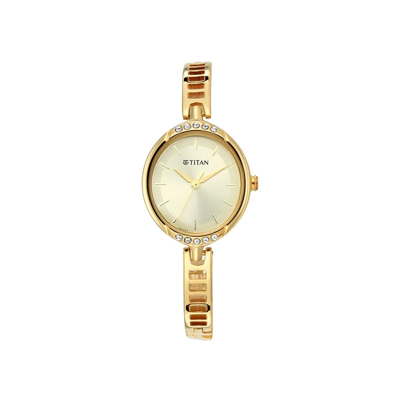 Titan Karishma Quartz 2637YM01 Analog Stainless Steel Strap Women's Watch