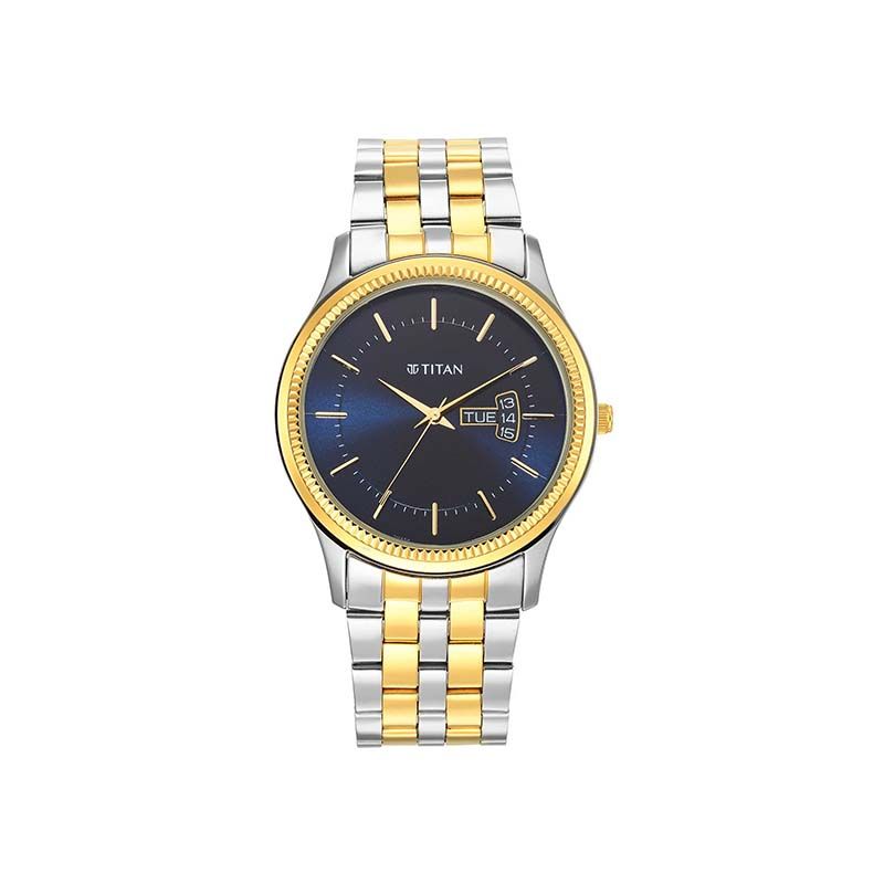 Titan Karishma Trendsetter Quartz 1824BM03 Analog Stainless Steel Strap Men's Watch