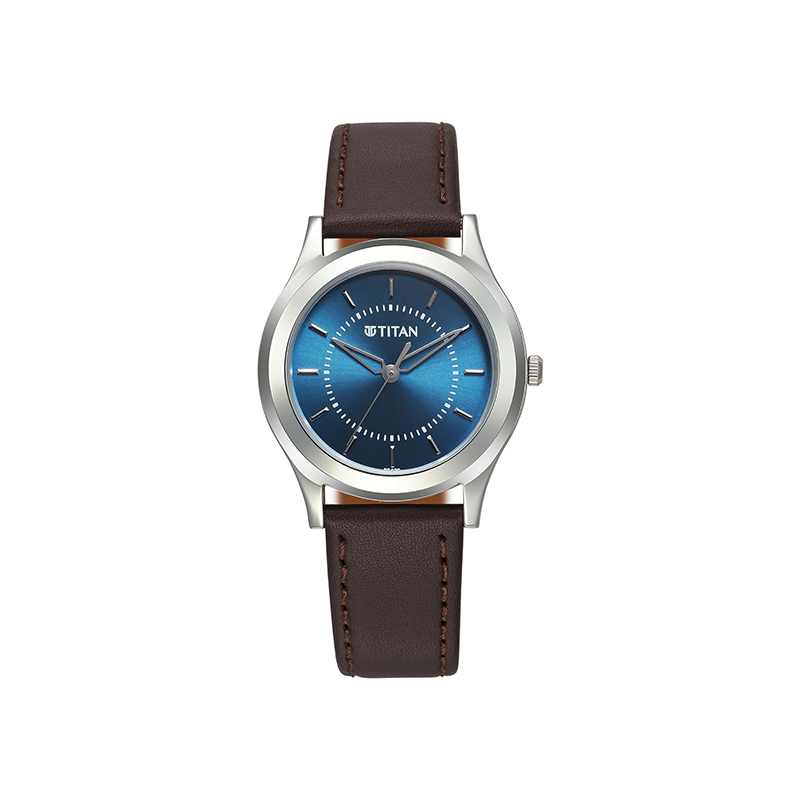 Titan Karishma Zing Quartz 1648SL01 Analog Leather Strap Men's Watch