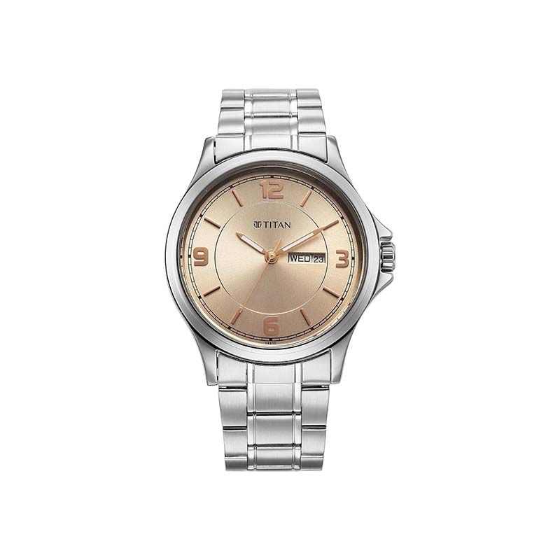 Titan Neo Arabic Quartz 1870SM06 Analog Stainless Steel Strap Men's Watch