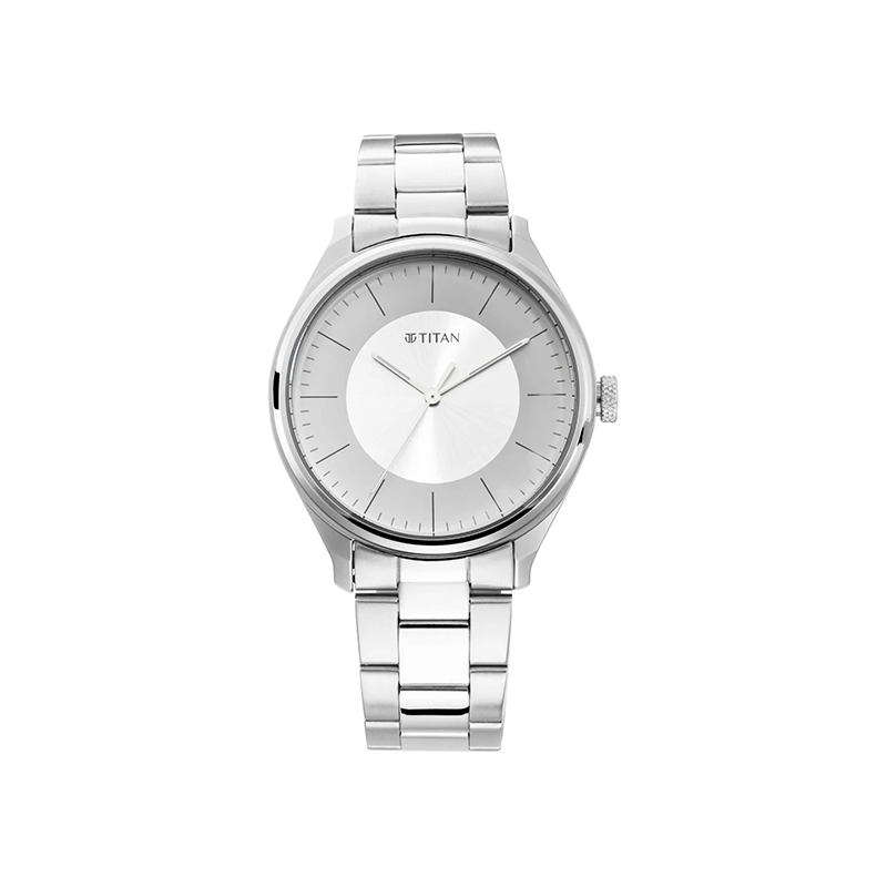Titan Neo Economy 1802SM03 Analog Stainless Steel Strap Men’s Watch