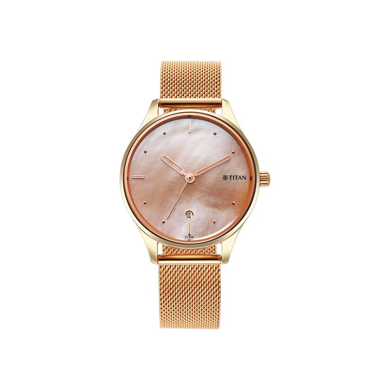 Titan Pastel Dreams 2670WM10 Quartz Analog Stainless Steel Strap Women’s Watch