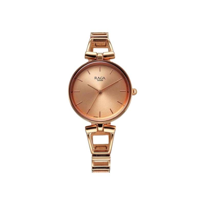 Titan Raga Ascend Quartz 2747WM01 Analog Metal Strap Women's Watch
