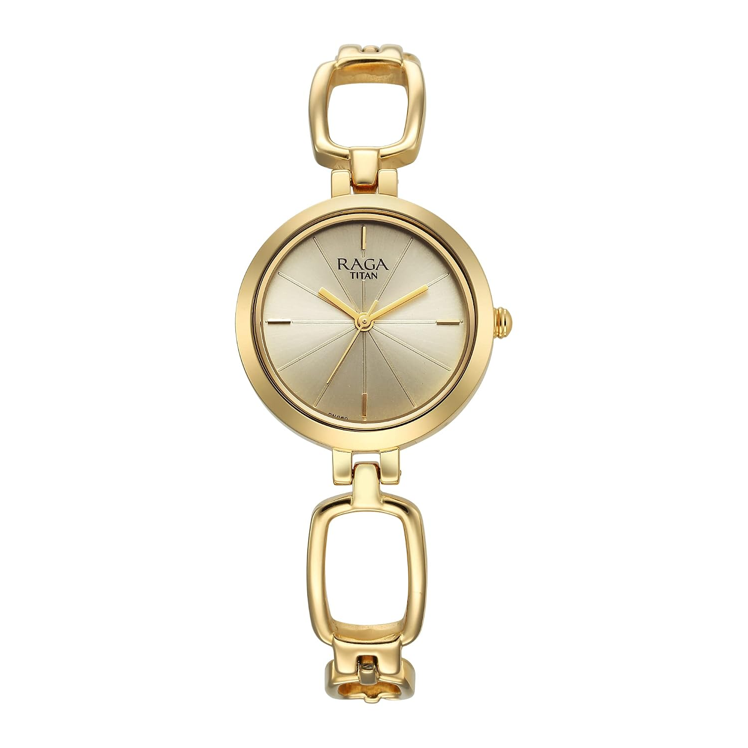 Titan Raga Champagne  Quartz 2725YM01 Analog Stainless Steel Women's Watch