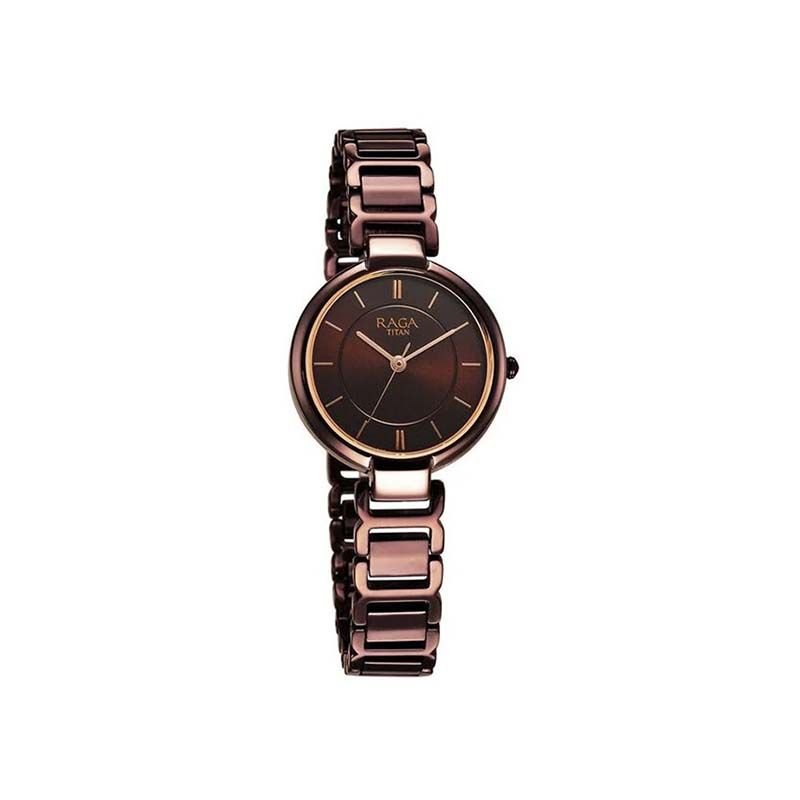 Titan Raga Delight Quartz 2608QM02 Analog Metal Strap Women's Watch