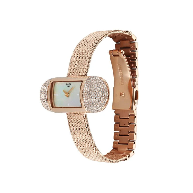 Titan Raga Memoirs 95259WM01 Quartz Analog Metal Strap Women's Watch