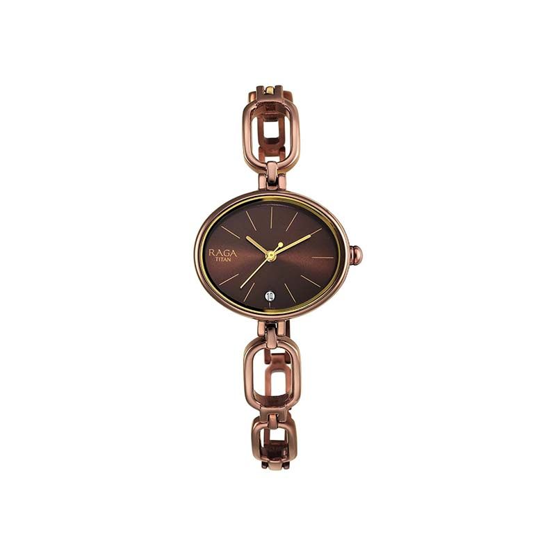 Titan Raga Quartz 2667QM01 Analog Metal Strap Women's Watch