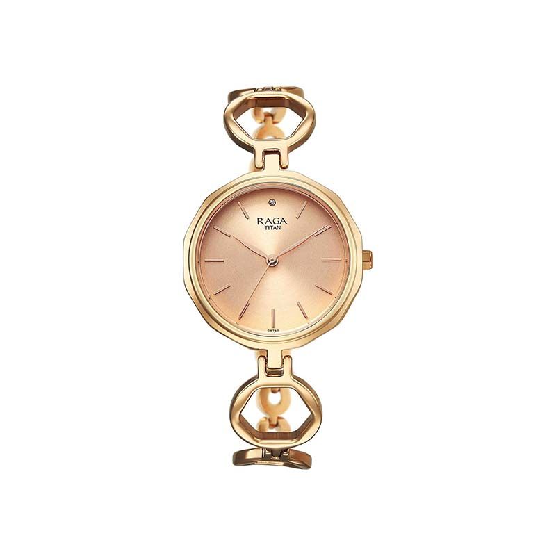 Titan Raga Quartz 2685WM01 Analog Metal Strap Women's Watch