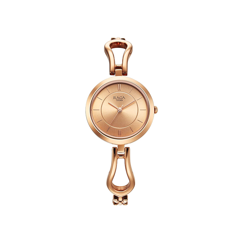Titan Raga Quartz 2727WM01 Analog Stainless Steel Women's Watch