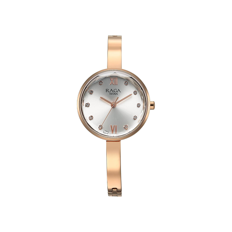 Titan Raga Showstopper Quartz 95271WM02 Analog Metal Strap Women's Watch