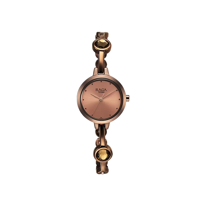 Titan Raga Viva 2576QM01 Quartz Analog Metal Strap Women's Watch
