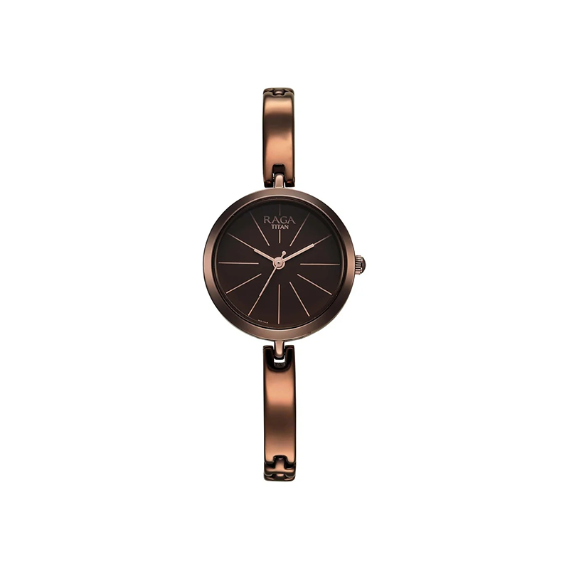 Titan Raga Viva 2606QM03 Quartz Analog Metal Strap Women's Watch