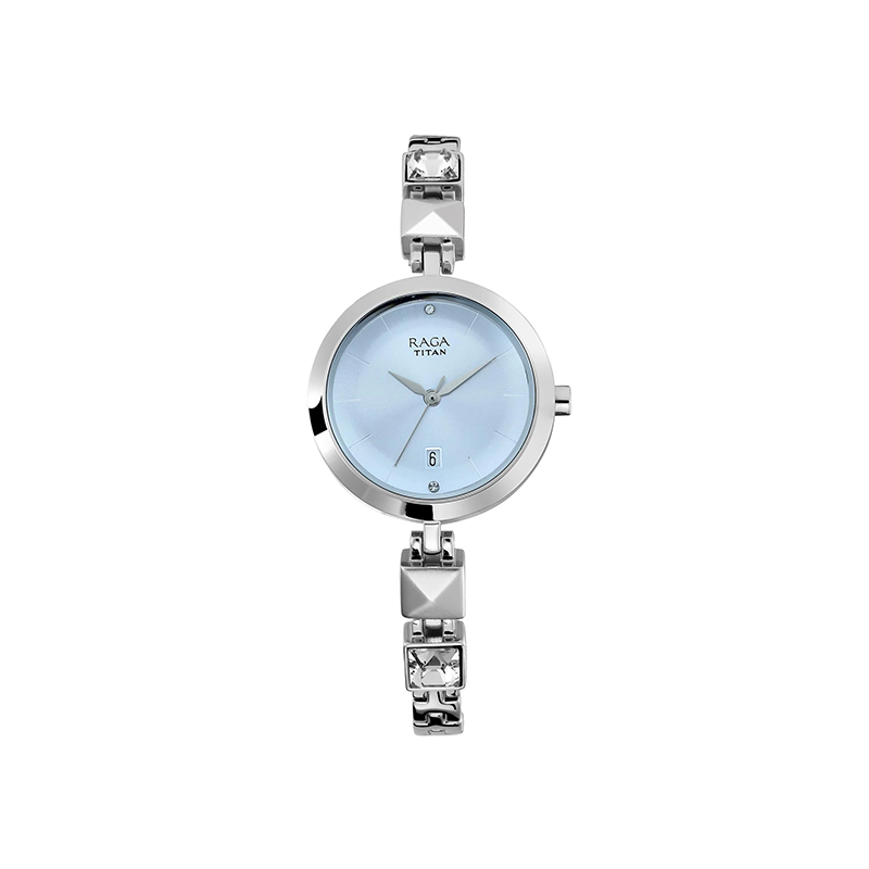Titan Raga Viva 2606SM01 Quartz Analog Metal Strap Women's Watch