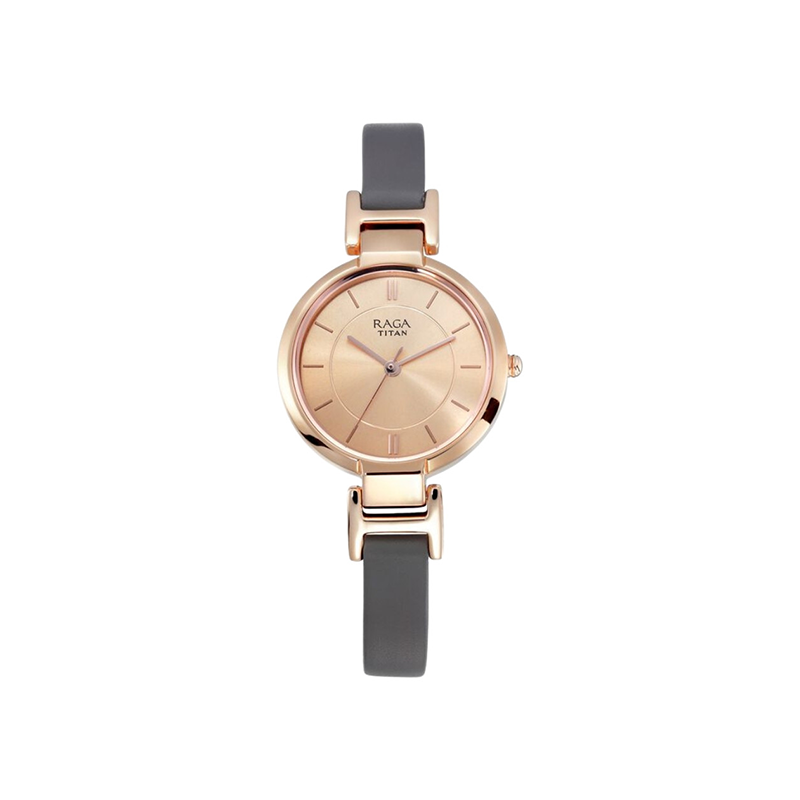 Titan Raga Viva 2608WL01 Analog Leather Strap Women’s Watch