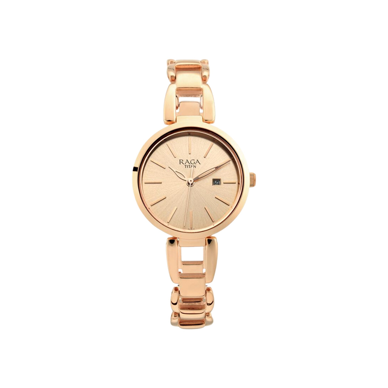 Titan Raga Viva 2642WM01 Quartz Analog Metal Strap Women's Watch