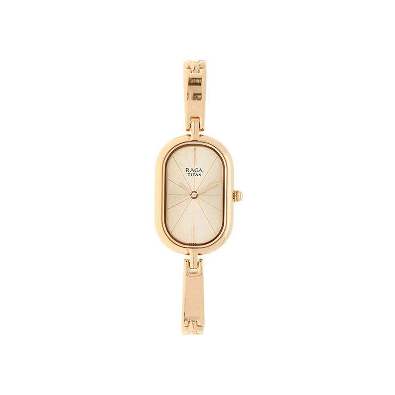 Titan Raga Viva Quartz 2577WM01 Analog Stainless Steel Women's Watch