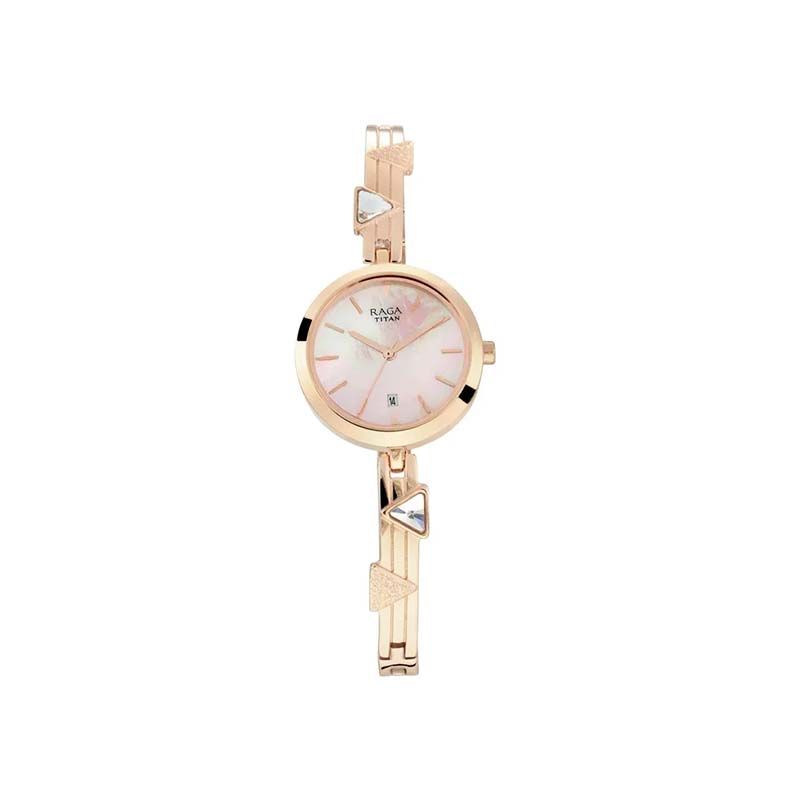 Titan Raga Viva Quartz 2606WM04 Analog Metal Strap Women's Watch