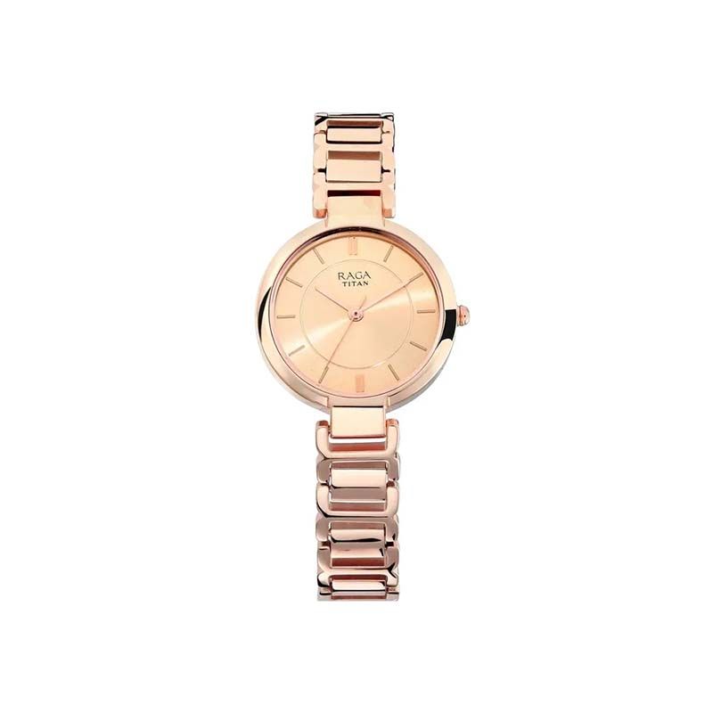 Titan Raga Viva Quartz 2608WM01 Analog Metal Strap Women's Watch