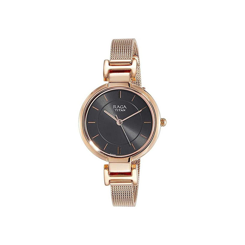 Titan Raga Viva Quartz 2608WM02 Analog Metal Strap Women's Watch