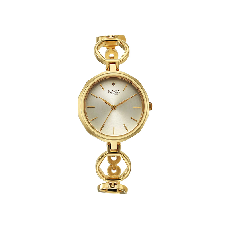 Titan Raga Viva Quartz 2685YM01 Analog Stainless Steel Women's Watch