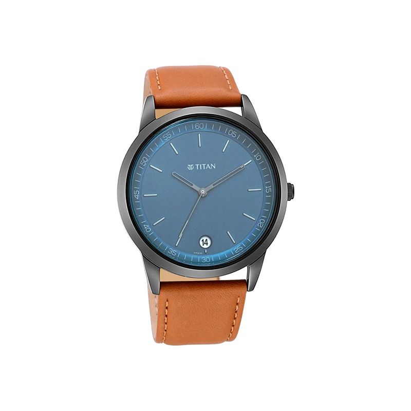 Titan Timeless 1806NL03 Leather Strap Men's Watch