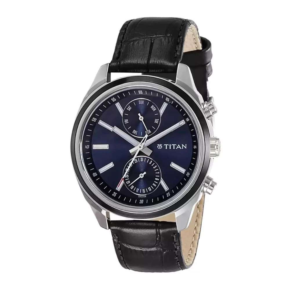 Titan Workwear 1733KL01  Leather Strap Men's Watch
