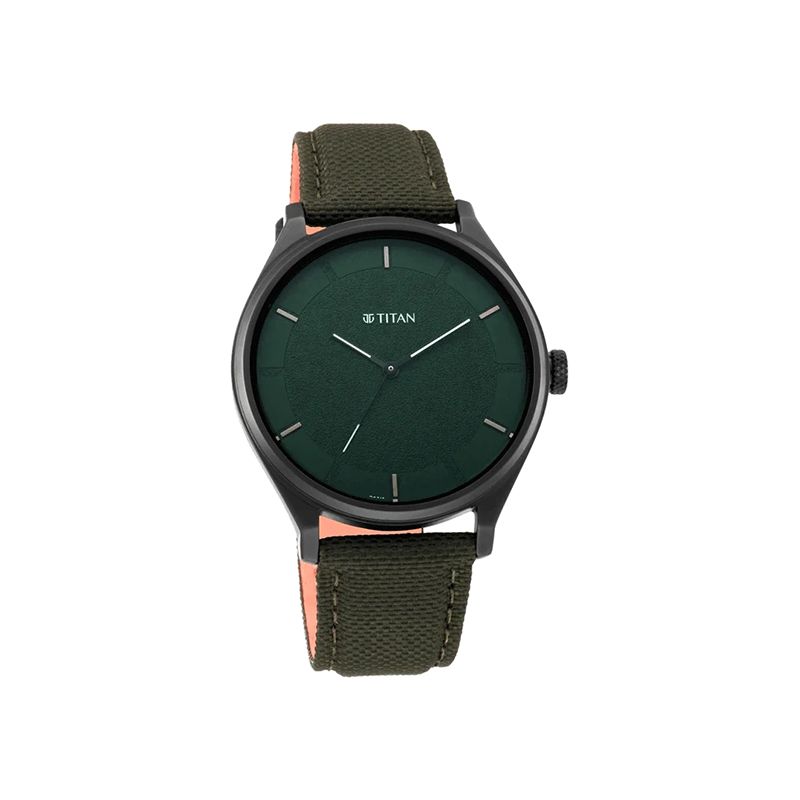 Titan Workwear 1802NL02 Leather Strap Men's Watch