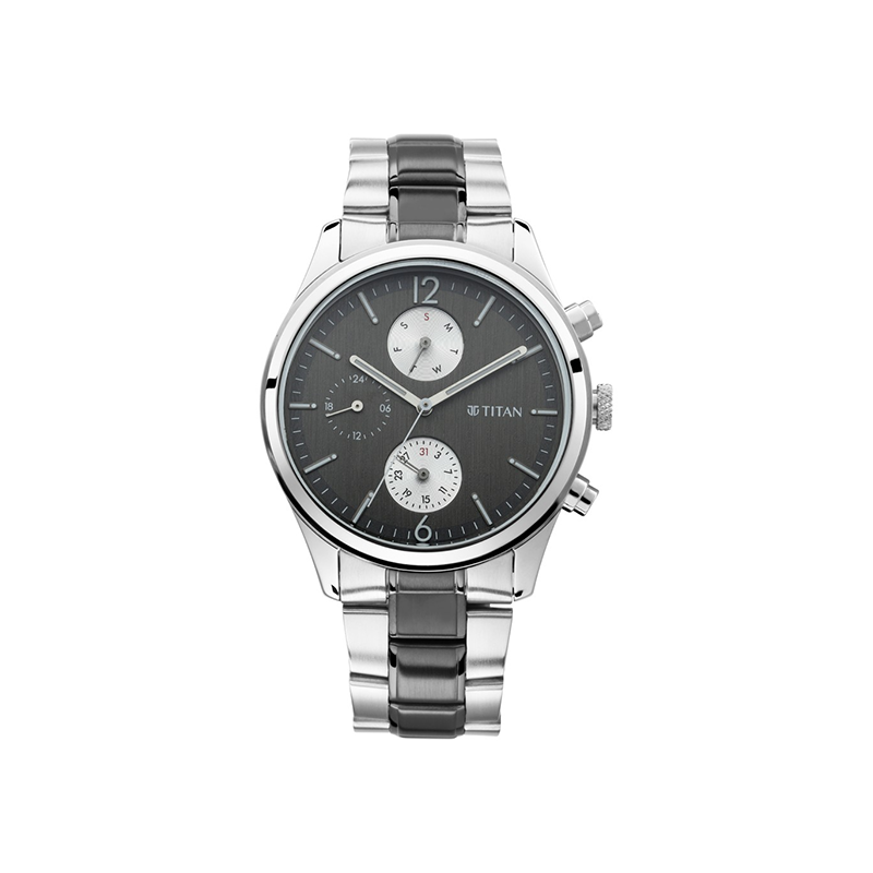 Titan Workwear 1805KM02 Metal Strap Men's Watch