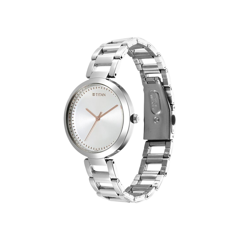 Titan Workwear 2480SM12 Quartz Analog Stainless Steel Strap Women's Watch