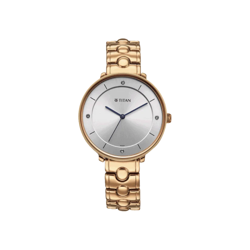 Titan Workwear 2651WM11 Quartz Analog Metal Strap Women’s Watch