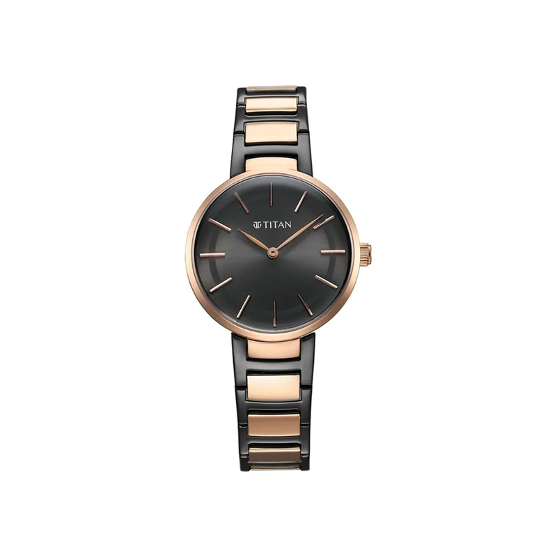 Titan Workwear 95183KM02 Quartz Analog Stainless Steel Strap Women’s Watch